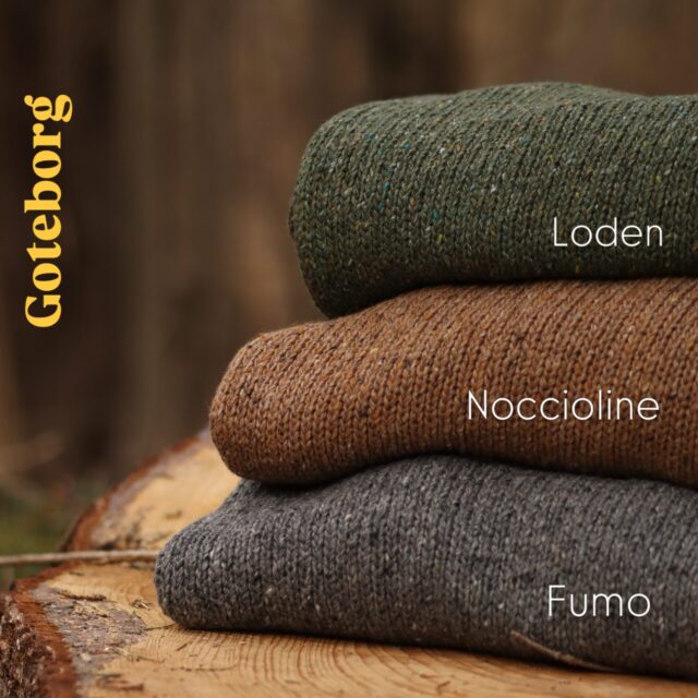 Ecco tre dei colori con cui potete preordina Goteborg classico o anche nella nuova versione Cardigan. 
🍂🍁
