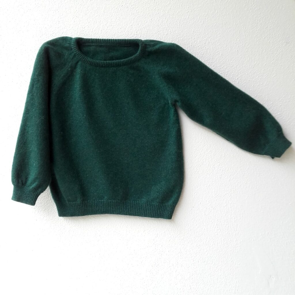 Cuore girocollo manica raglan bambino